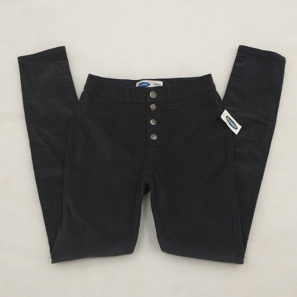 Old Navy Button Fly Corduroy Rockstar Jeggings